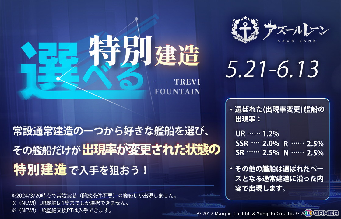 「アズレン」でイベント「赫輝のマルティリウム」が開催！UR戦艦「アルザス」やSSR重巡洋艦「ブレンヌス」が登場する限定建造もの画像