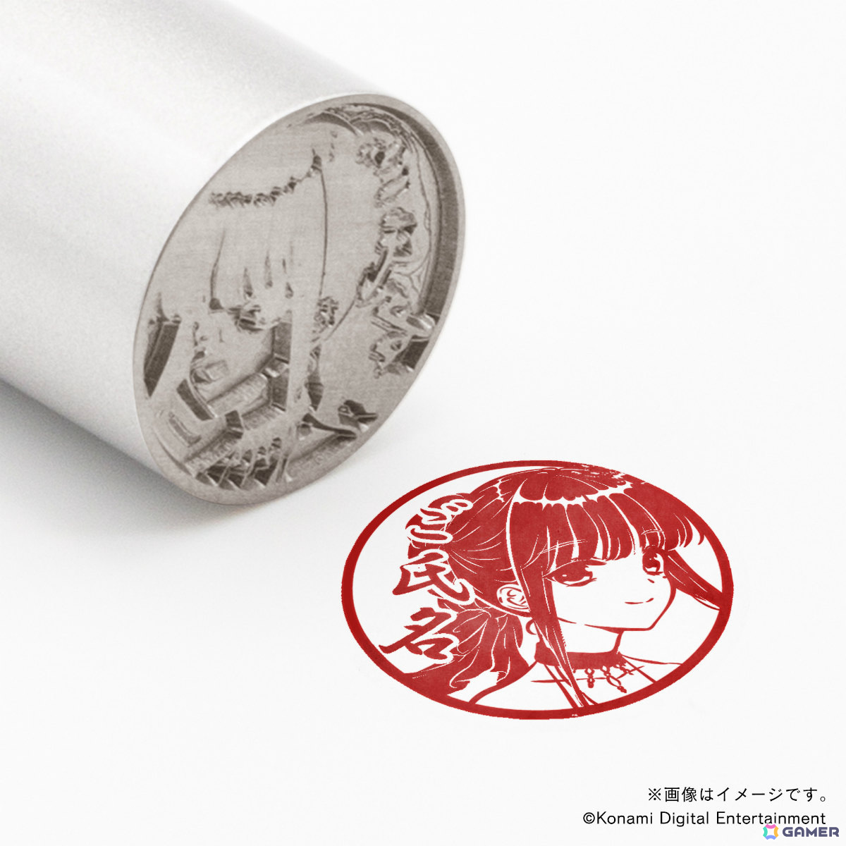「ひなビタ♪」10周年記念のチタン印鑑が登場！めうが考えた“すぺしゃるなはんこ！”をコンセプトにした7種の画像
