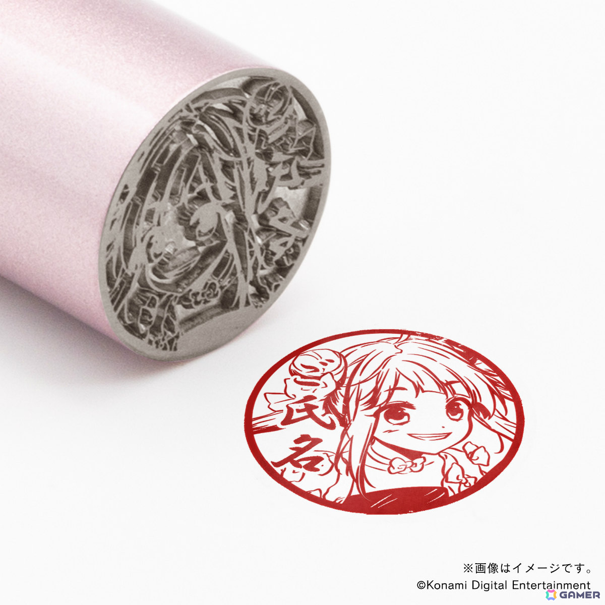 「ひなビタ♪」10周年記念のチタン印鑑が登場！めうが考えた“すぺしゃるなはんこ！”をコンセプトにした7種の画像