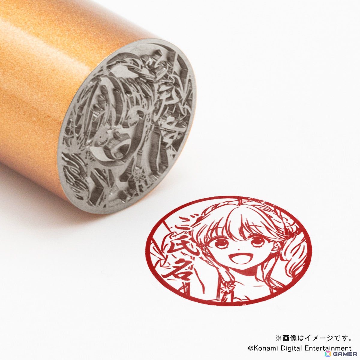 「ひなビタ♪」10周年記念のチタン印鑑が登場！めうが考えた“すぺしゃるなはんこ！”をコンセプトにした7種の画像