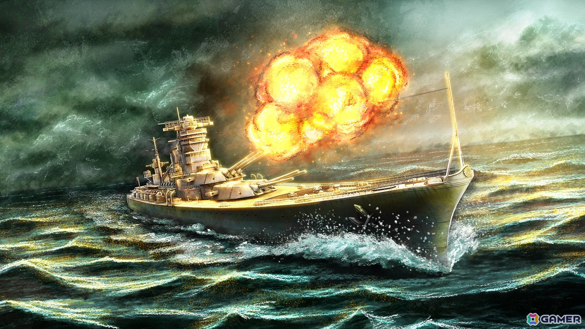 重巡「浅間」イメージイラスト
