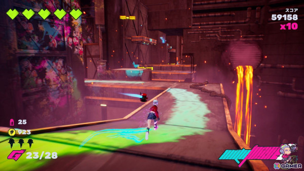 グラフィティを描いてシティを取り戻す！アーティスティックなステージクリア型アクションゲーム「RKGK」をレビューの画像1