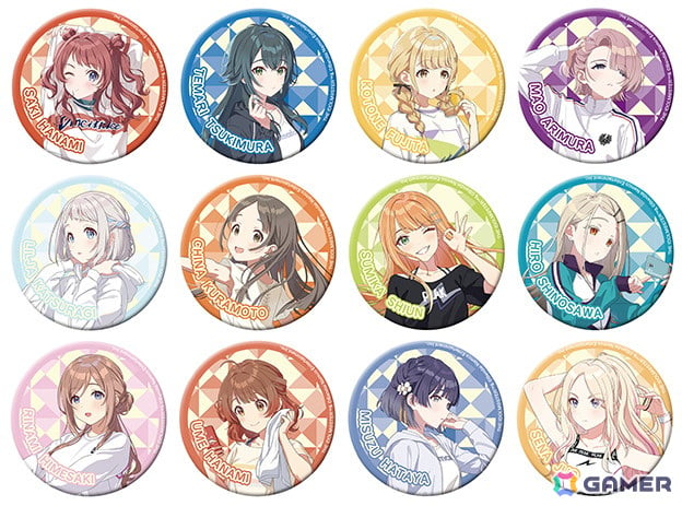 「学マス」花海咲季をはじめとした12人のアクスタやフルグラTシャツが5月24日よりアニメイトで販売！の画像