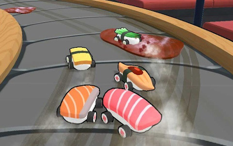寿司ネタがデッドヒートを繰り広げるレースゲーム「SUSHIレース」Switch/Steamで配信！バランや醤油ミサイルで一発逆転