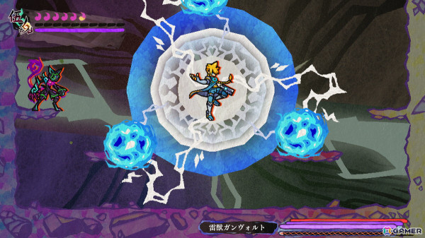「九魂の久遠」で「蒼き雷霆 ガンヴォルト 鎖環」とのコラボアップデートが6月末頃に実施！追加ボス「雷獣ガンヴォルト」が登場の画像