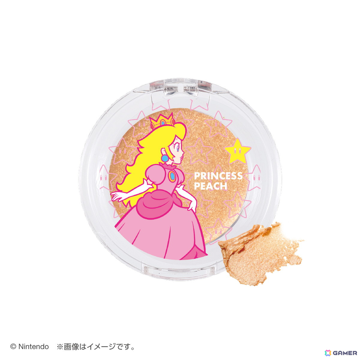 「スーパーマリオ」シリーズのピーチ姫をモチーフにした大人向けコスメが5月31日に発売！可憐で遊び心があるデザインのフェイス＆アイカラーなどが展開の画像6