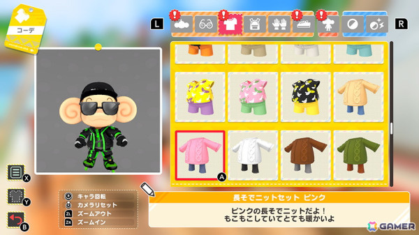 「スーパーモンキーボール バナナランブル」プレイアブルキャラクターたちの紹介トレーラーが公開！コーデパーツのバリエーションもの画像
