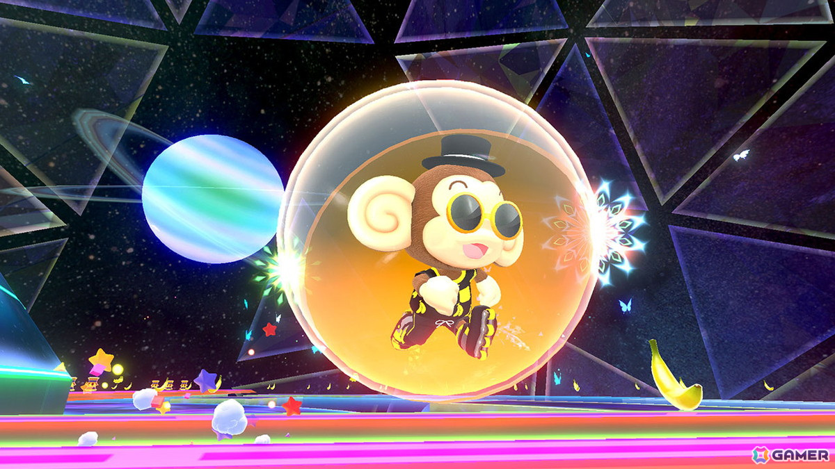 「スーパーモンキーボール バナナランブル」プレイアブルキャラクターたちの紹介トレーラーが公開！コーデパーツのバリエーションもの画像18