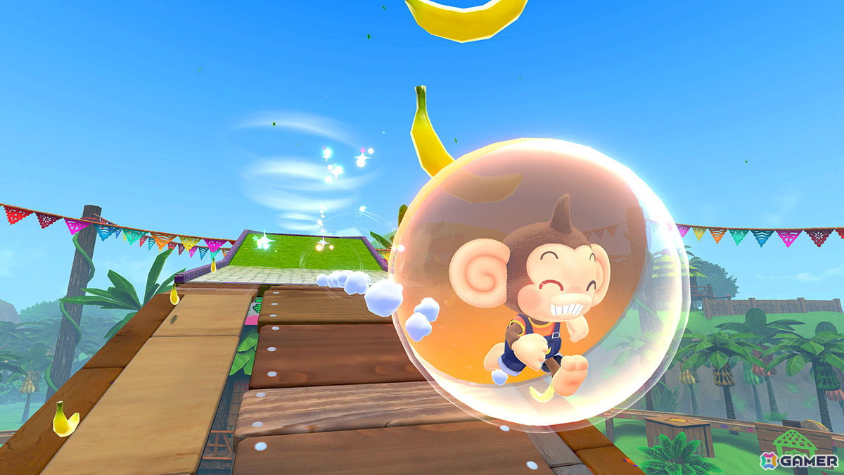 「スーパーモンキーボール バナナランブル」プレイアブルキャラクターたちの紹介トレーラーが公開!コーデパーツのバリエーションもの画像
