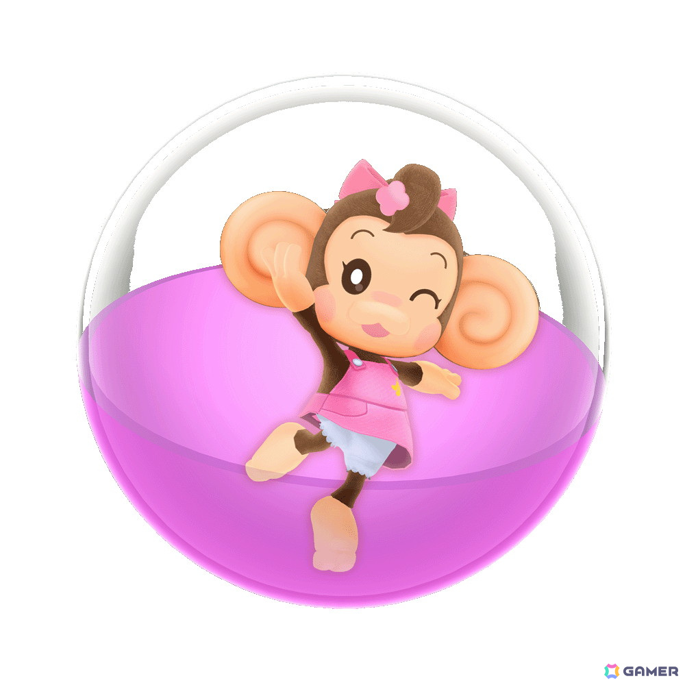 「スーパーモンキーボール バナナランブル」プレイアブルキャラクターたちの紹介トレーラーが公開!コーデパーツのバリエーションもの画像