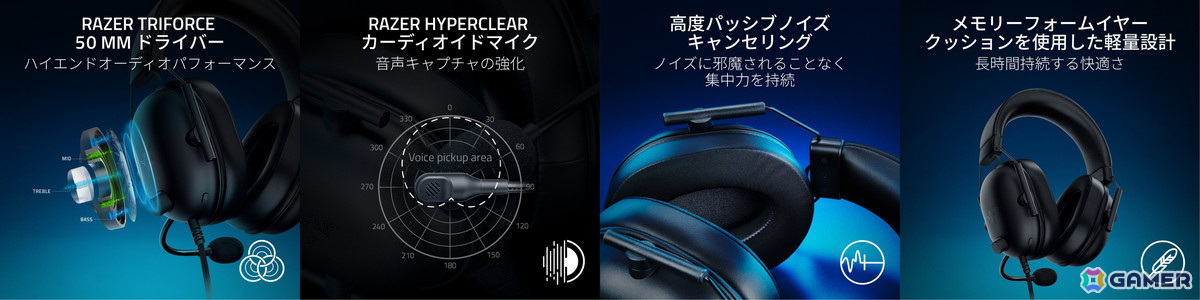 Razerよりプロ仕様のヘッドセット「BlackShark V2 Pro for PlayStation/for Xbox」他4製品が5月31日に発売!の画像