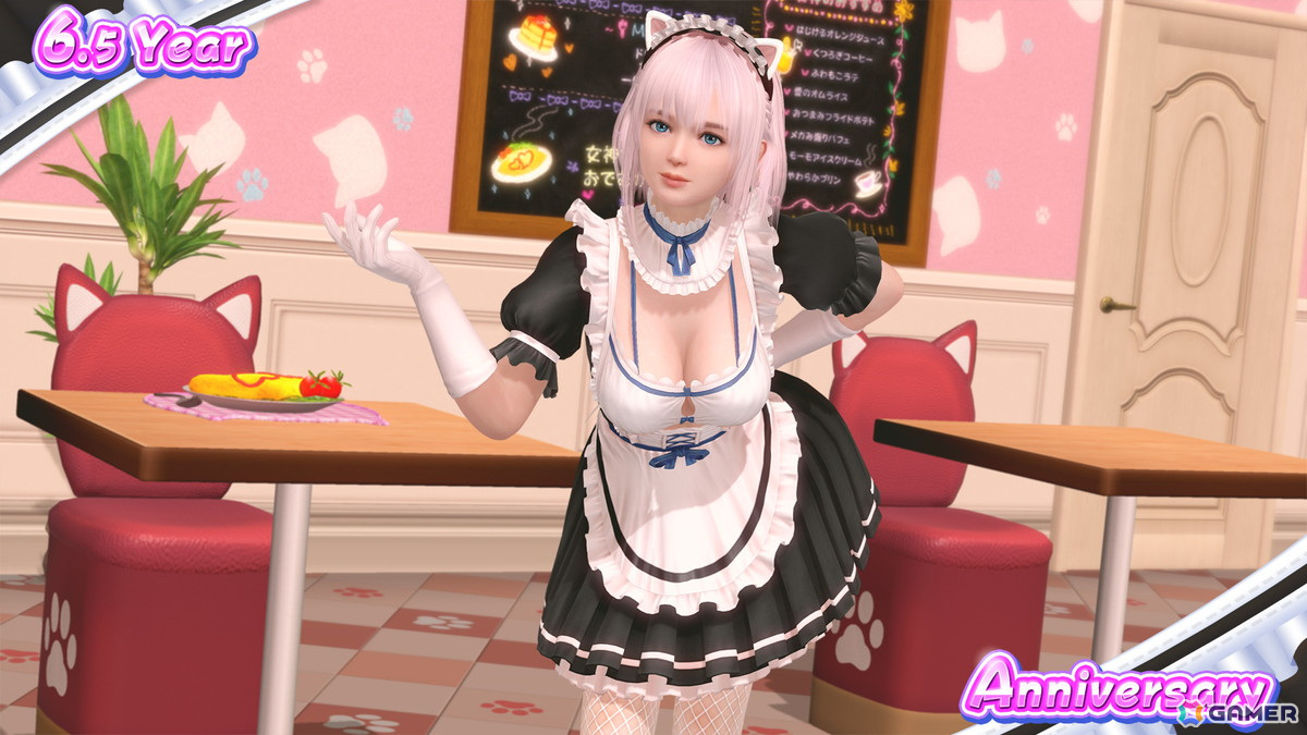 「DEAD OR ALIVE XVV」6.5周年アニバーサリーキャンペーンが開催！キュートとセクシーをどちらも楽しめる新SSR水着「きまぐれニャンメイド」が登場の画像12