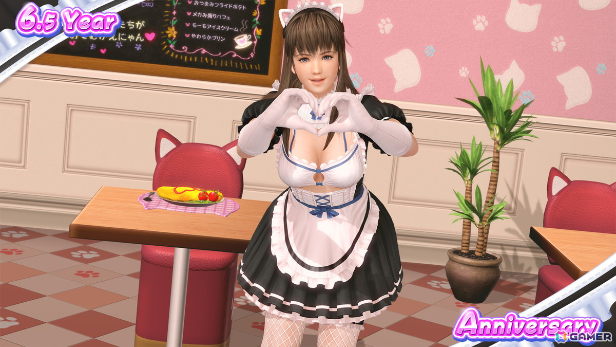 「DEAD OR ALIVE XVV」6.5周年アニバーサリーキャンペーンが開催！キュートとセクシーをどちらも楽しめる新SSR水着「きまぐれニャンメイド」が登場の画像14
