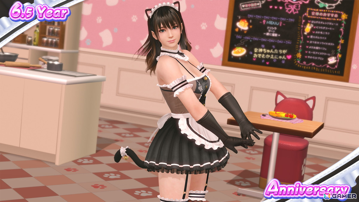 「DEAD OR ALIVE XVV」6.5周年アニバーサリーキャンペーンが開催！キュートとセクシーをどちらも楽しめる新SSR水着「きまぐれニャンメイド」が登場の画像15
