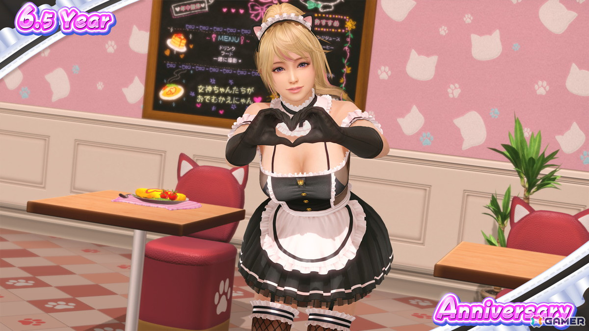 「DEAD OR ALIVE XVV」6.5周年アニバーサリーキャンペーンが開催！キュートとセクシーをどちらも楽しめる新SSR水着「きまぐれニャンメイド」が登場の画像9