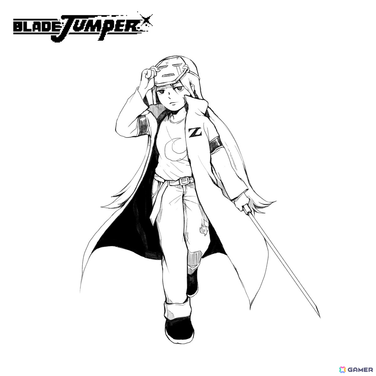 2Dジャンプアクション「ブレイド・ジャンパー」Switch版が発売！ジャンプ移動と斬撃が一体となったアクションで塔を駆け抜けるの画像