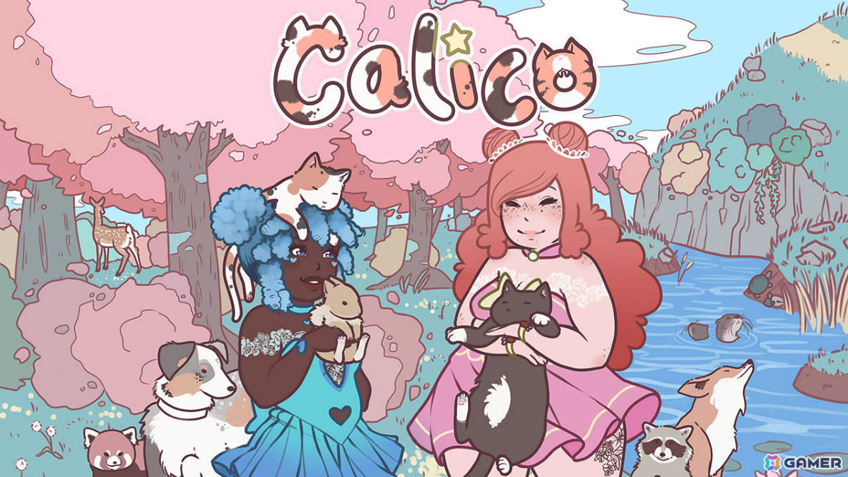 「Calico」PS5/PS4版が配信！魔法少女となって動物カフェを運営するシミュレーションゲームの画像