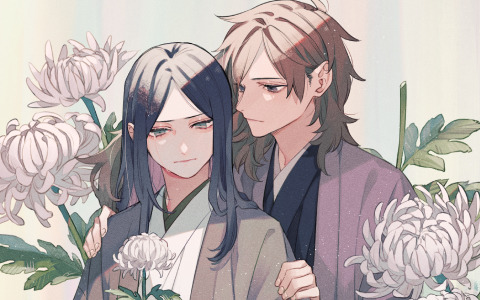「ボイスコミック 立華の契」がSwitchで6月下旬に配信！雨月物語「菊花の契」をモチーフに男性同士の友情を描くブロマンス作品