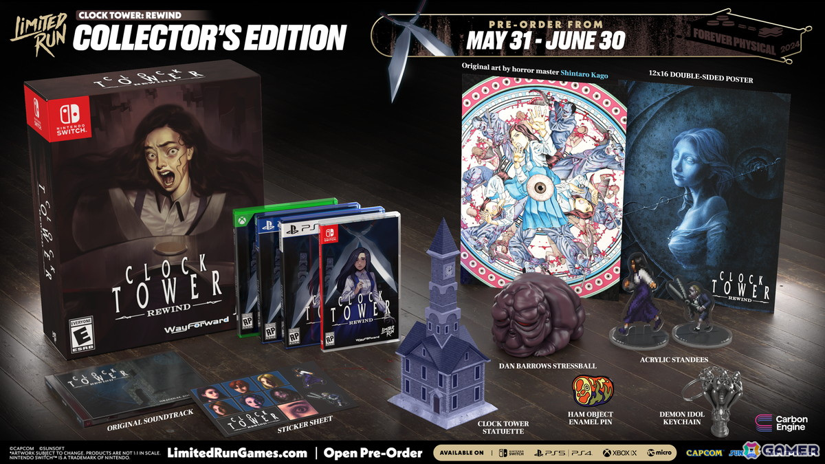 Clock Tower: Rewind」の北米版パッケージが5月31日より予約開始！戦慄
