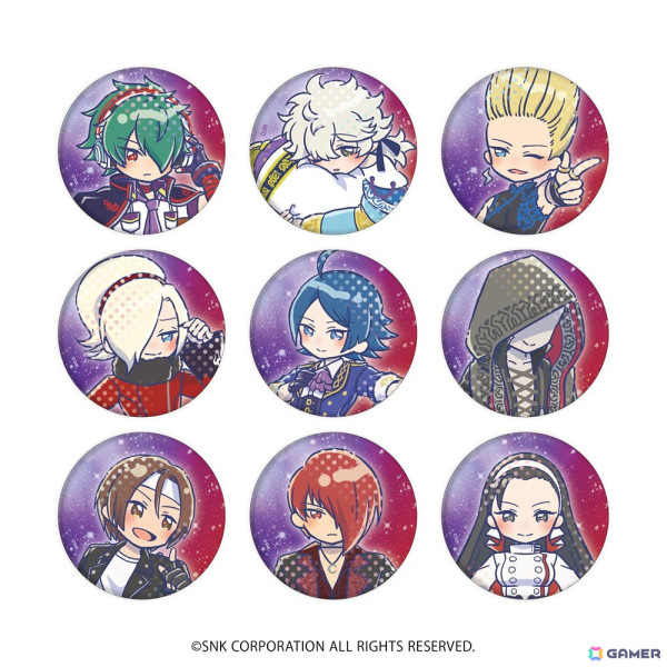 「KOF XV」京と庵の等身描き起こしアクリルスタンドが新発売！ポップなイラストの缶バッジやキーホルダもの画像10