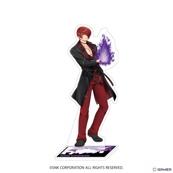 「KOF XV」京と庵の等身描き起こしアクリルスタンドが新発売！ポップなイラストの缶バッジやキーホルダもの画像