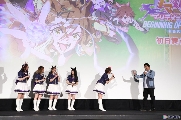 劇場版「ウマ娘 プリティーダービー 新時代の扉」初日舞台挨拶をレポート！藤本侑里さん、上坂すみれさん、小倉唯さん、福嶋晴菜さん、徳井青空さんが登壇の画像12
