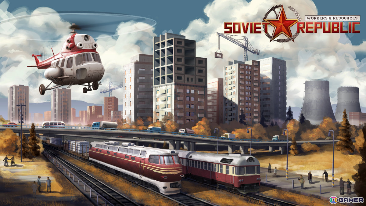 「Workers ＆ Resources: Soviet Republic」正式版のリリース日が6月20日に決定！円形劇場や大型スタジアム、新たな車両などが追加の画像