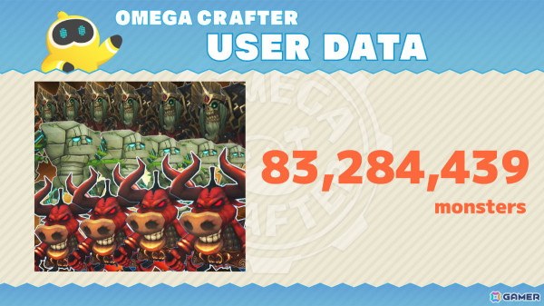 「Omega Crafter」30種以上の建築用素材などが追加！総プレイ時間などの統計データも公開の画像5