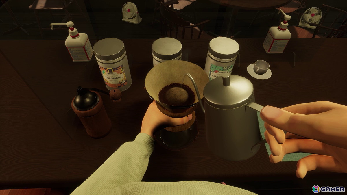 コロナ禍ノスタルジックカフェゲーム「東京珈琲パンデチカ」Steamで7月27日に発売！珈琲の淹れ方も本格手作り派の画像