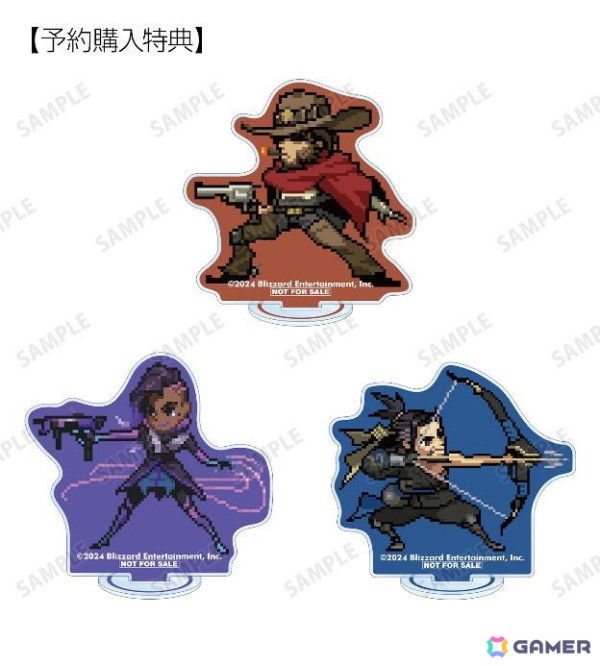 「オーバーウォッチ 2」ドット絵のアクリルスタンドや、バックプリントジップパーカーなどグッズ15種が予約受付中！の画像8