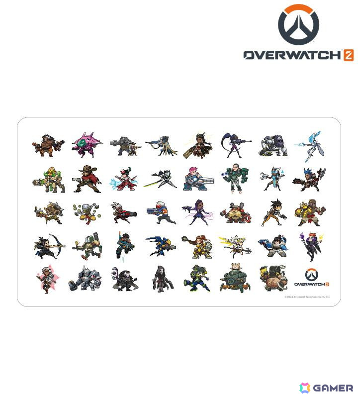 オーバーウォッチ 2」ドット絵のアクリルスタンドや、バックプリント