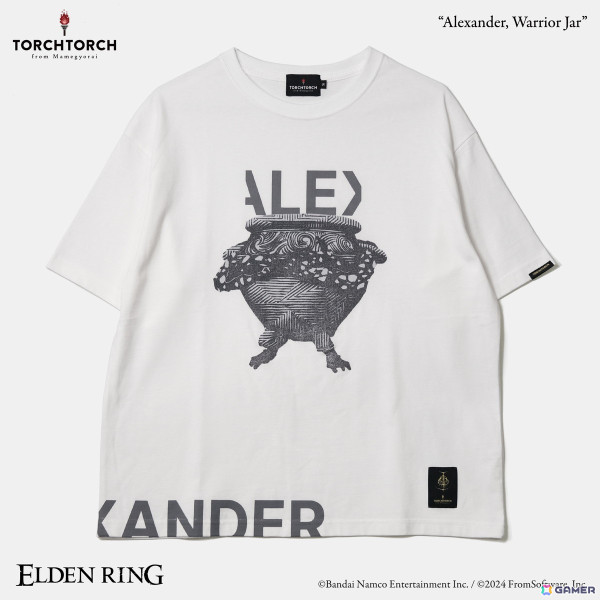 「ELDEN RING」の鉄拳アレキサンダー、「Bloodborne」の教区長エミーリアをデザインしたTシャツが一般販売開始！の画像