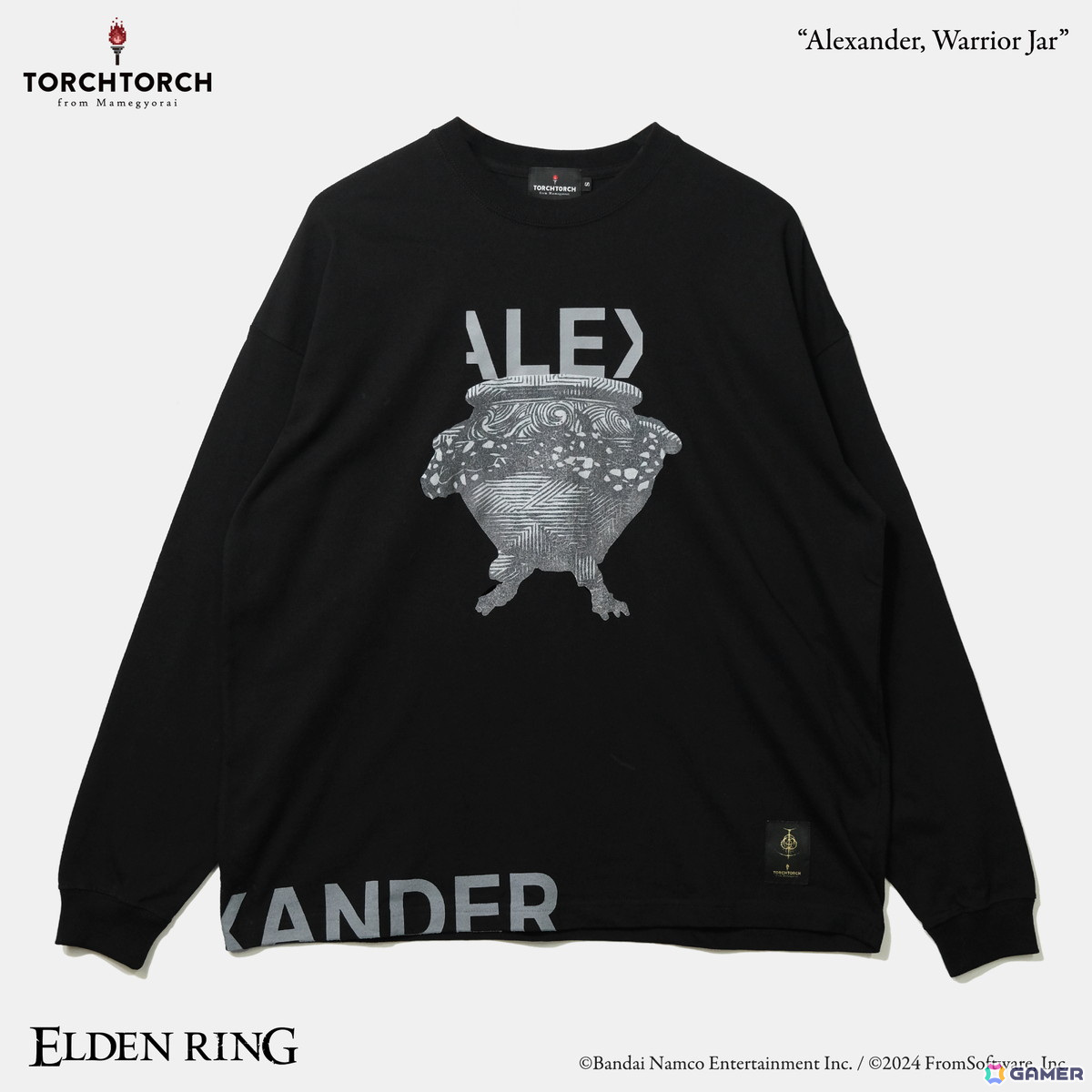 「ELDEN RING」の鉄拳アレキサンダー、「Bloodborne」の教区長エミーリアをデザインしたTシャツが一般販売開始！の画像2