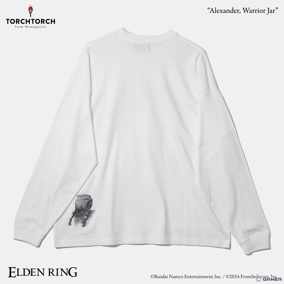 「ELDEN RING」の鉄拳アレキサンダー、「Bloodborne」の教区長エミーリアをデザインしたTシャツが一般販売開始！の画像