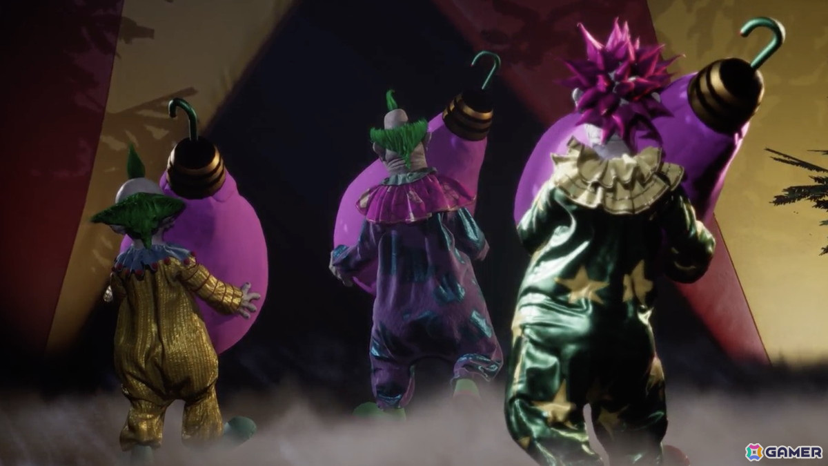 殺人ピエロと住民による非対称型ホラー「キラークラウン：ザ・ゲーム