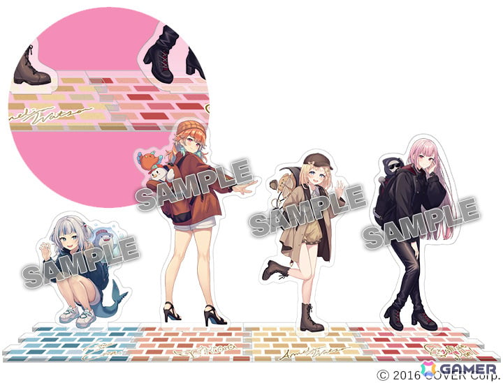 「ホロライブEnglish -Myth-」死神ラッパー・森カリオペさんとSuperGroupiesのコラボグッズが登場！腕時計、アウター、バックパック、アクスタの全4種の画像