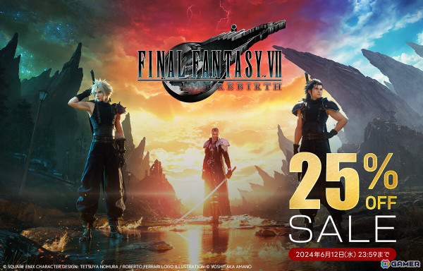 「FFVII リバース」の25％OFFセールが開催！開発主要メンバーが出演する動画番組「スクエニの創りかた」は5月30日に公開の画像1