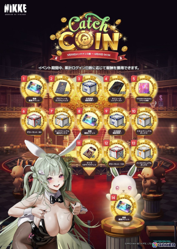 「勝利の女神：NIKKE」バニーガール姿のSSRニケ「ソーダ：トゥインクルバニー」（CV：小原好美）と「アリス：ワンダーランドバニー」（CV：羊宮妃那）が登場！の画像12