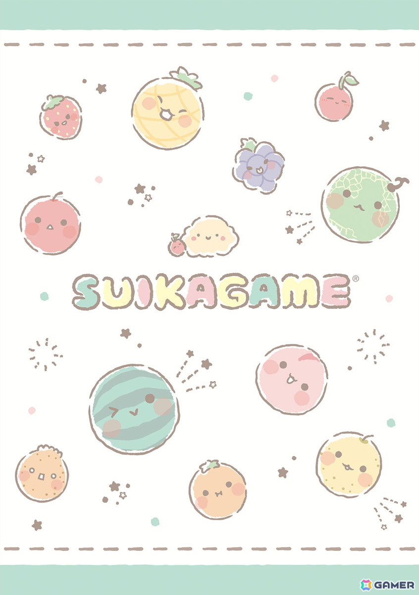 「スイカゲーム」をサンリオがデザインプロデュース！第1弾として「動くLINEスタンプ」が期間限定で配信開始の画像