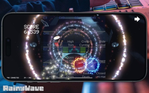 フィンガードラム技術を学んで楽しめる音楽ゲーム「RainyWave」がiOS向けに配信！実際のMPCを使用してのプレイも可能