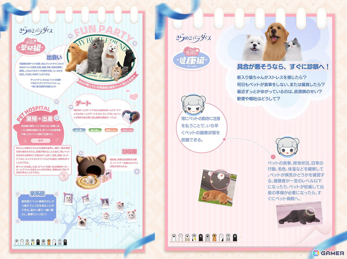 「きらめきパラダイス」オリジナルペットを育てられるペットシステムが実装！星5限定セットコーデ「I号機」と「サンドスピーク」も登場の画像