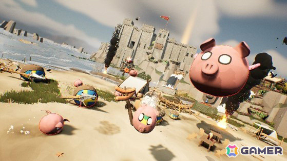 「Bang-On Balls: Chronicles」PS5/Switchパッケージ版が9月19日に発売!歴史と笑いがぶつかり合うゴロゴロ痛快アクションの画像3