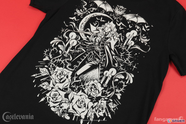 「悪魔城ドラキュラ」シリーズのグッズがFangamer Japanに初登場！ロングスリーブTシャツやピンバッジなど3点がラインナップの画像8