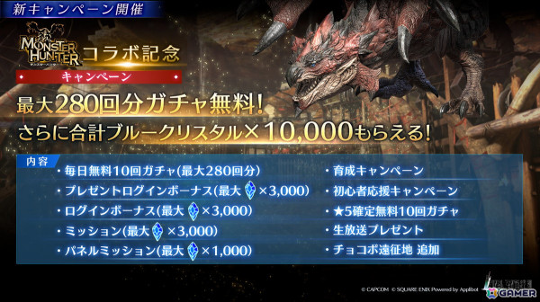 「FFVII エバークライシス」で「モンスターハンター」シリーズとのコラボが開催！セフィロス専用武器「飛竜刀神羅号」を入手できるイベントもの画像6