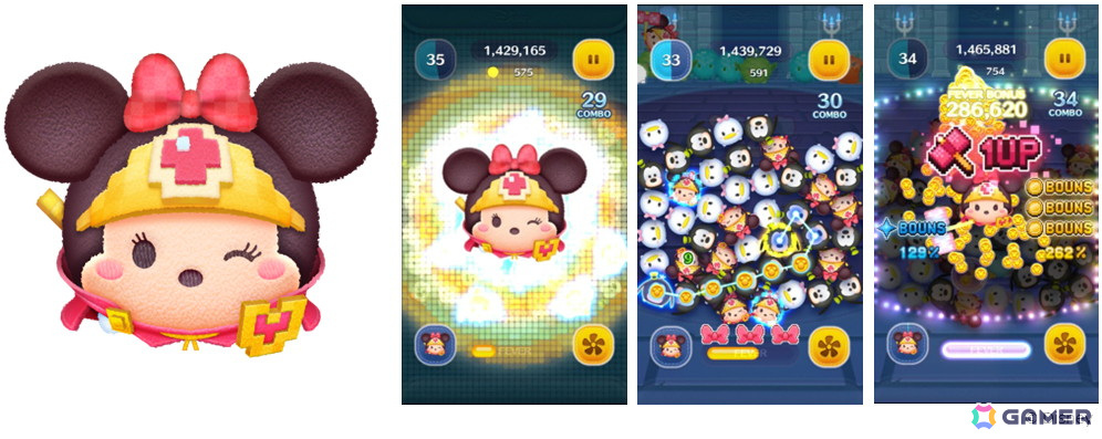 「LINE：ディズニー ツムツム」RPGの世界を旅する曲付きツム「勇者ミニー」「弓使いデイジー」「魔法使いクラリス」が6月1日に登場！の画像