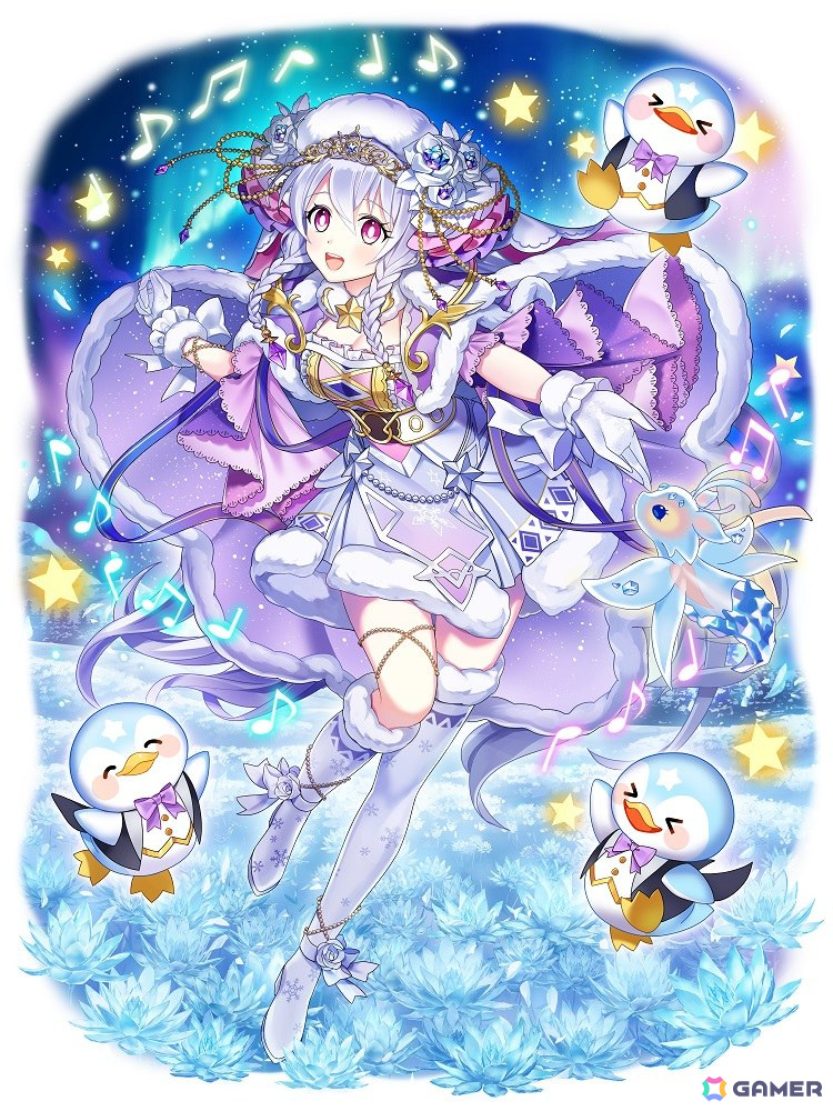 「黒ウィズ」でイベント「ポポラの里のものがたり ようこそ!氷華祭」が開催!キシャラ、ハローラ、フリーレ、ピピアが雪国風の衣装で登場の画像