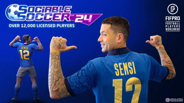 「Sociable Soccer 24」Switch版が6月7日にリリース！12,000人以上のFIFPRO公式ライセンス選手が登場するアーケードアクションの画像1