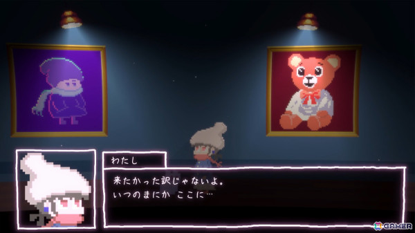 ドット絵まちがいさがしADV「ループする美術館」のSteamページが公開――人語を話す“ねこ”と交流しながら不思議な美術館の謎を解こうの画像