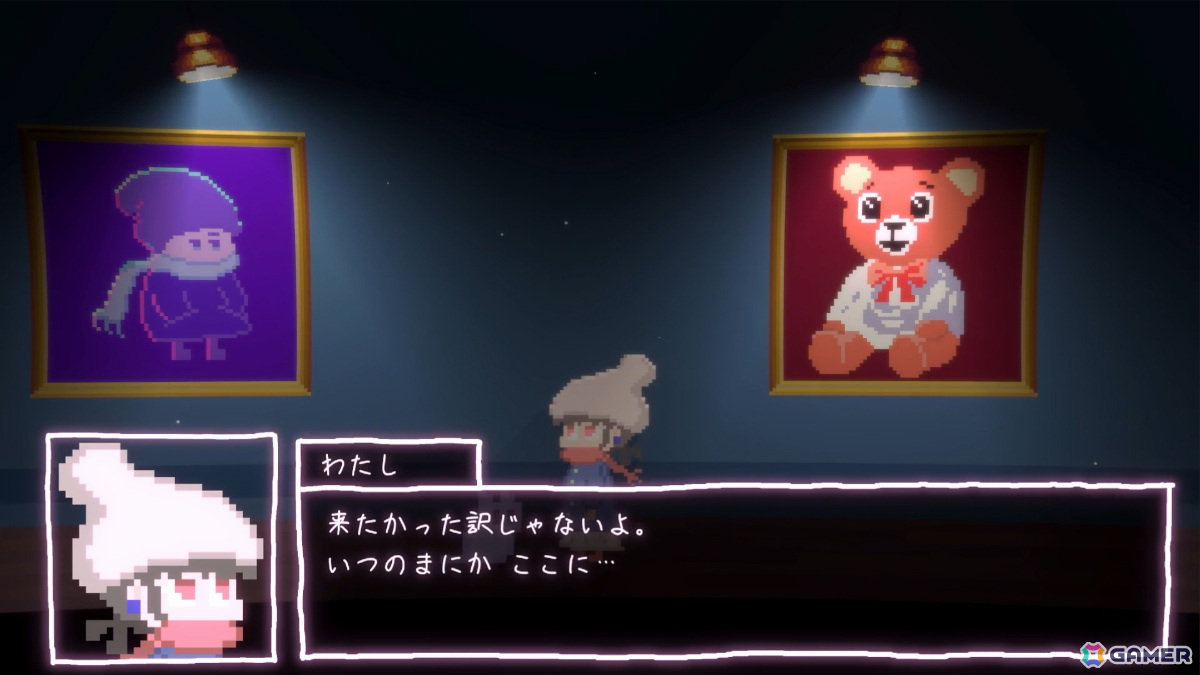 ドット絵まちがいさがしADV「ループする美術館」のSteamページが公開――人語を話す“ねこ”と交流しながら不思議な美術館の謎を解こうの画像11