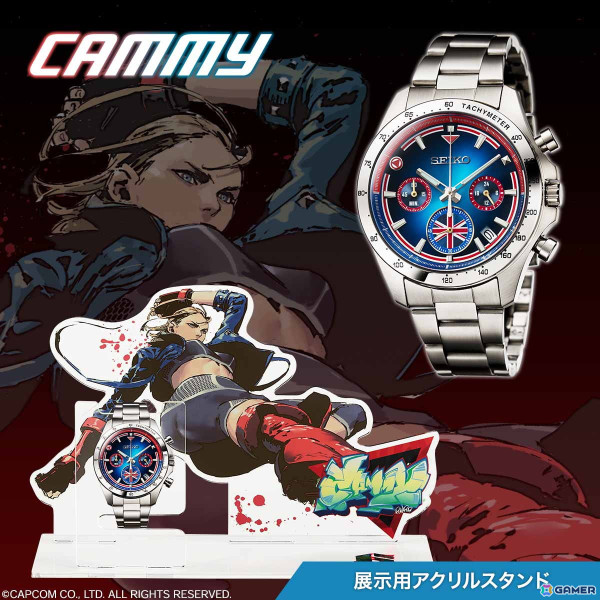 「ストリートファイター6」とセイコーのコラボウオッチが販売開始！限定数2000点で春麗とキャミィ、ジュリをイメージした全3モデルがラインナップの画像3